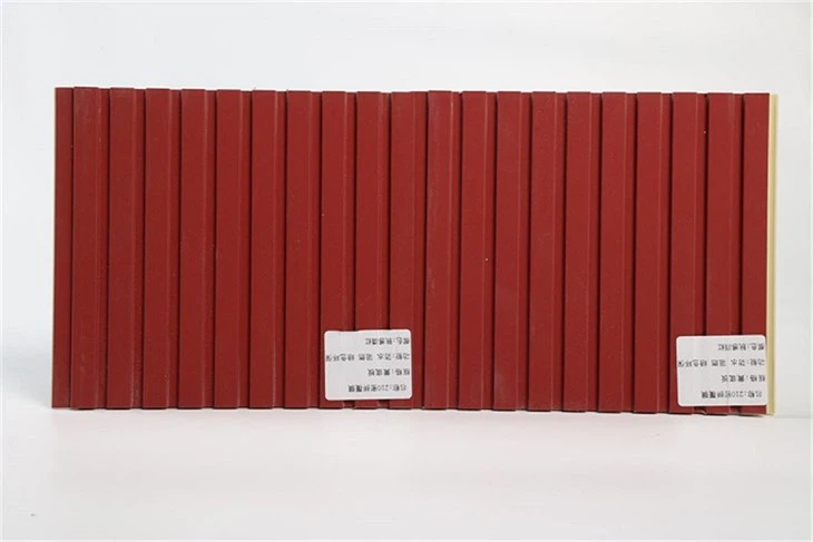 red wpc wall panel